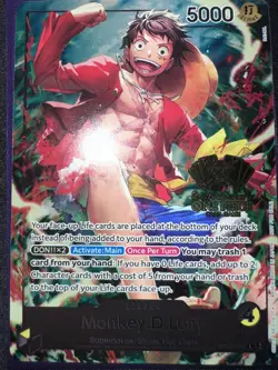 Monkey.D.Luffy (2nd Anniversary Tournament) ST13-003 One Piece Promotion... - Image 2