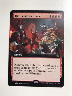 Hit the Mother Lode Extended Borderless MTG Magic the Gathering Card NM Mint LCI - Image 1