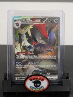 Pokemon Card N'S ZOROARK EX Special Illustration Rare 185/159 Journey Together - Image 1