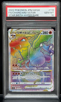 PSA 10 Charizard VSTAR HR Pokemon Card 118/100 s9 Star Birth Japanese from JPN - Image 1
