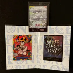 ONE PIECE Card 2025 ELBAPH Don!! + Luffy Promo Set One Piece Day '25 Japan 2025 - Image 1