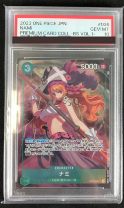 PSA 10 Nami One Piece Card premium card Collection Best selection vol.1 Japanese - Image 1