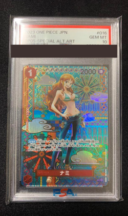 PSA 10 Nami One Piece Card Awakening of the New Era OP01-016 OP05 SP Japanese - Image 1
