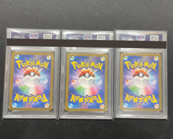 PSA 10 Set Bulbasaur Charmander Squirtle AR Pokemon Card Japanese 166 168 170 JP - Image 2