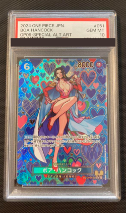 PSA 10 One Piece Card Boa Hancock SP The New Emperor op07-051 op09 Japanese JPN - Image 1