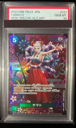 PSA 10 Yamato SP One Piece Card OP01-121 Special Art Japanese from Japan BANDAI - Image 1