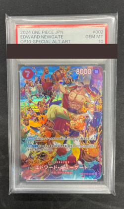PSA 10 Edward Newgate SP Parallel ONE PIECE Card ST15-002 Royal Blood Japanese - Image 1