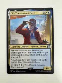 Cid Timeless Artificer 419 MTG Magic the Gathering Card NM Near Mint FIN - Image 1