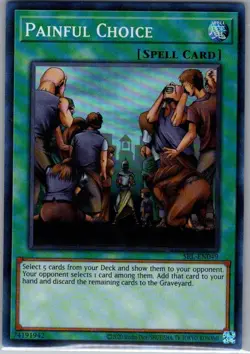 Painful Choice SRL-EN049 Spell Ruler 25th Anniversary - Yu Gi Oh Card - NM - Image 1