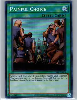 Painful Choice SRL-EN049 Spell Ruler (Worldwide English) - Yu Gi Oh Card - NM - Image 1