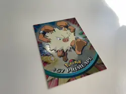 Primeape #057 HOLO Topps pokemon card (TV Animation Edition) MINT - Image 2