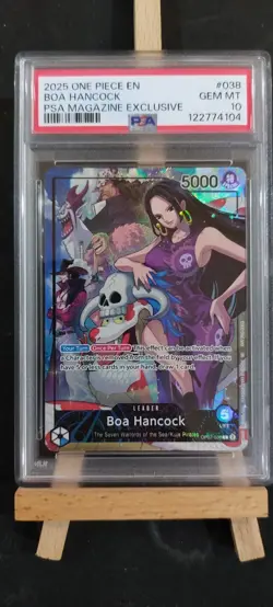 Boa Hancock PSA Magazine Promo One Piece TCG Card OP07-038 PSA 10 - Image 1