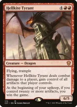 Hellkite Tyrant [Commander 2021] Magic MTG - Image 1