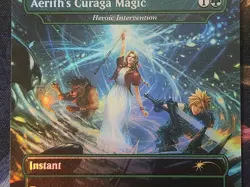 MTG Secret Lair - Final Fantasy - Heroic Intervention / Aerith - English FOIL NM - Image 3