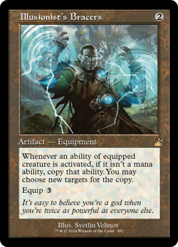 MTG - Illusionist's Bracers (Retro Frame) [Ravnica Remastered] - Image 1