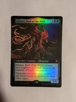 Ashaya, Soul of the Wild (Extended Art) Zendikar Rising Foil NM!!! - Image 1