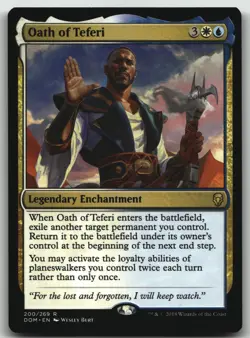 Oath of Teferi R Dominaria 200 LP - Image 1