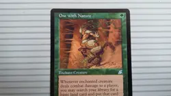 Magic: the Gathering Cards - Scourge ~ Uncommon ~ One with Nature - Image 2