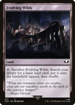 MTG Evolving Wilds ** Warhammer 40,000 Commander ** English (NM) - Image 1