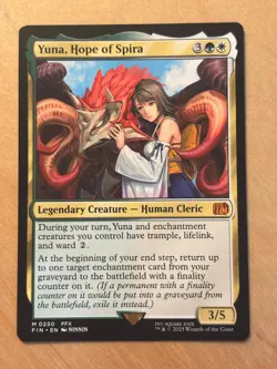 Magic the Gathering MTG Yuna, Hope of Spira FINAL FANTASY NM - Image 1