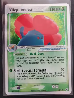 Vileplume ex 100/101 Hidden Legends Holo LP Pokemon TCG - Image 2