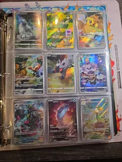 Pokemon Card Lot Binder V/VMAX IR Hits Ex 180 Cards NM Full Art - Image 3