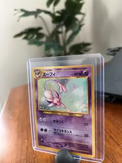 Pokemon TCG Vintage 2000 Neo Discovery Japanese Holo Espeon No. 196 NM RARE - Image 2
