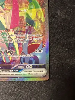 Pokemon TCG Iron Valiant ex 249/182 SV04: Paradox Rift Special Illustration Rare - Image 5