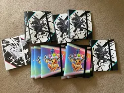 Pokemon Prismatic Black Bolt White Flare 9-Pocket Binder NEW Lot Of 16 - Image 1