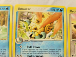 Pokemon e-Reader 9 Lot, C/U, Rares! Omastar, Kecleon, Shroomish, Linoone (MP) - Image 5