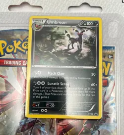 (402921) Pokemon XY Breakpoint Booster Umbreon 3-Pack Blister - Factory Sealed - Image 3