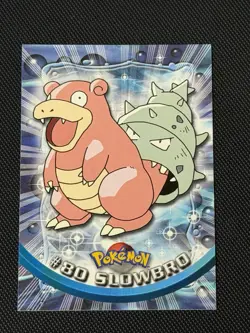 Pokemon - Topps 1999 - #80 Slowbro - Non Holo - Blue Logo - WTP Drowzee - Image 1