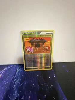 Burned Tower 71/90 Undaunted Reverse Holo Pokemon LP - Image 1