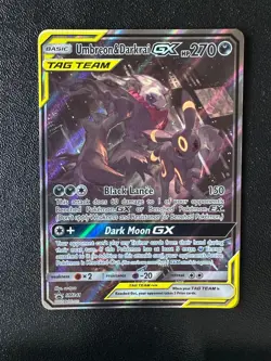 POKEMON TCG - SUN & MOON PROMOS - UMBREON & DARKRAI GX TAG TEAM SM241 - Image 1