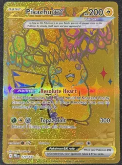Pikachu ex 179/131 - Pokemon TCG Prismatic Evolutions Hyper Rare - NM - Image 1