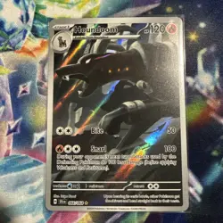 Pokemon TCG Houndoom 066/064 Shrouded Fable Holo Illustration Rare - Image 1