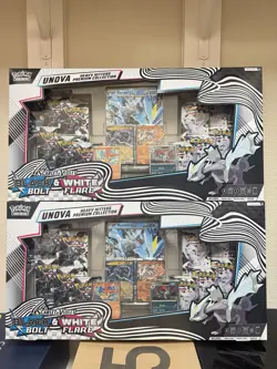 Pokemon Unova Heavy Hitters Premium Collection Black Bolt White Flare- Lot Of 2 - Image 1