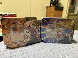 Two Pokemon Tins: Slashing Legends - Koraidon & Zacian - Image 1