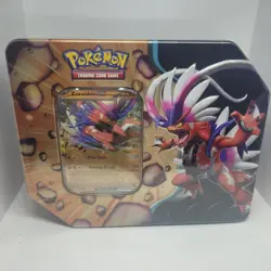 Pokemon Slashing Legends Factory Sealed Tin Box - Koraidon ex - 5 Booster Packs - Image 1