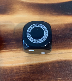 YuGiOh! Legendary Duelist Season 3 Dice- Dark Magical Circle Black - Image 1