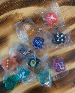 YuGiOh! Legendary Duelist Season 3 Dice- Dark Magical Circle Black - Image 3