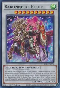 Baronne de Fleur RA01-EN034 Super Rare 1st Edition NM Yugioh - Image 1