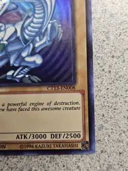 Blue-Eyes White Dragon CT13-EN008 Ultra Rare YuGiOh 2016 Mega-Tins Limited - Image 4