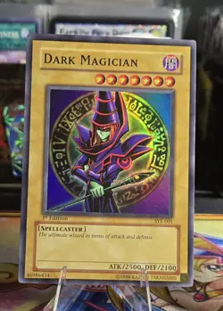 1st Edition Dark Magician SYE-001 Super Rare Starter Deck Yugi Evolution NM/LP - Image 1