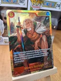 OP08-118 Silvers Rayleigh SEC Alt Art One Piece TCG English Card Two Legends - Image 1