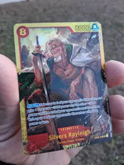 OP08-118 Silvers Rayleigh SEC Alt Art One Piece TCG English Card Two Legends - Image 4