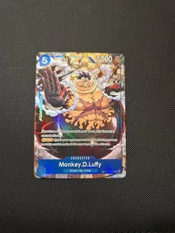 Monkey.D.Luffy OP11-058 TR Treasure Rare One Piece Carrying On His Will English - Image 1