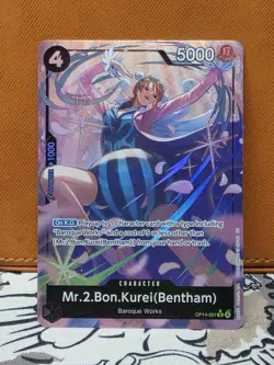 One Piece Card Game - Mr.2.Bon.Kurei(Bentham) - OP14-091 - Alt Art - English - Image 1