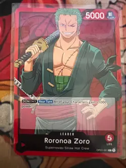 2022 One Piece Romance Dawn Roronoa Zoro Leader #OP01-001 - Image 1
