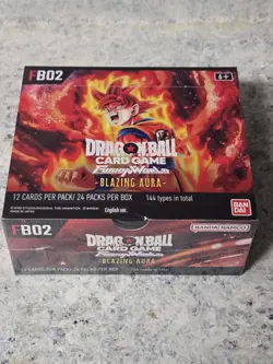 SEALED Dragon Ball Super Card Game Fusion World Blazing Aura FB02 Booster Box - Image 1